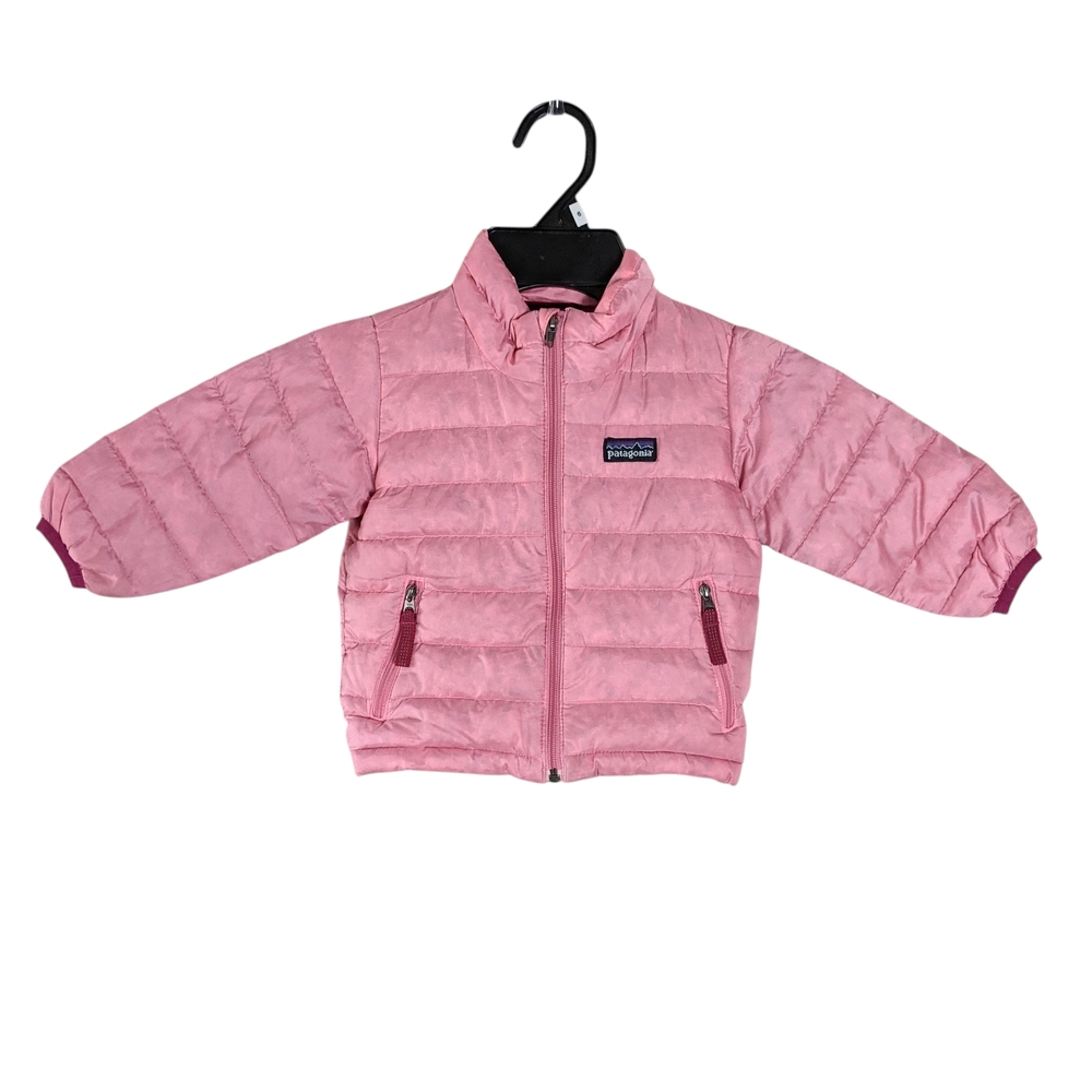 Patagonia Light Pink  Baby Girls Down Jacket Size 6 Months